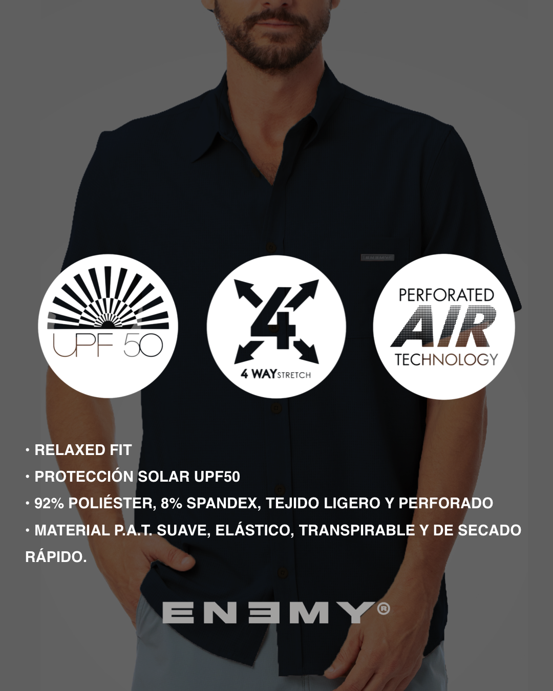 Breeze Shirt | Navy Blue