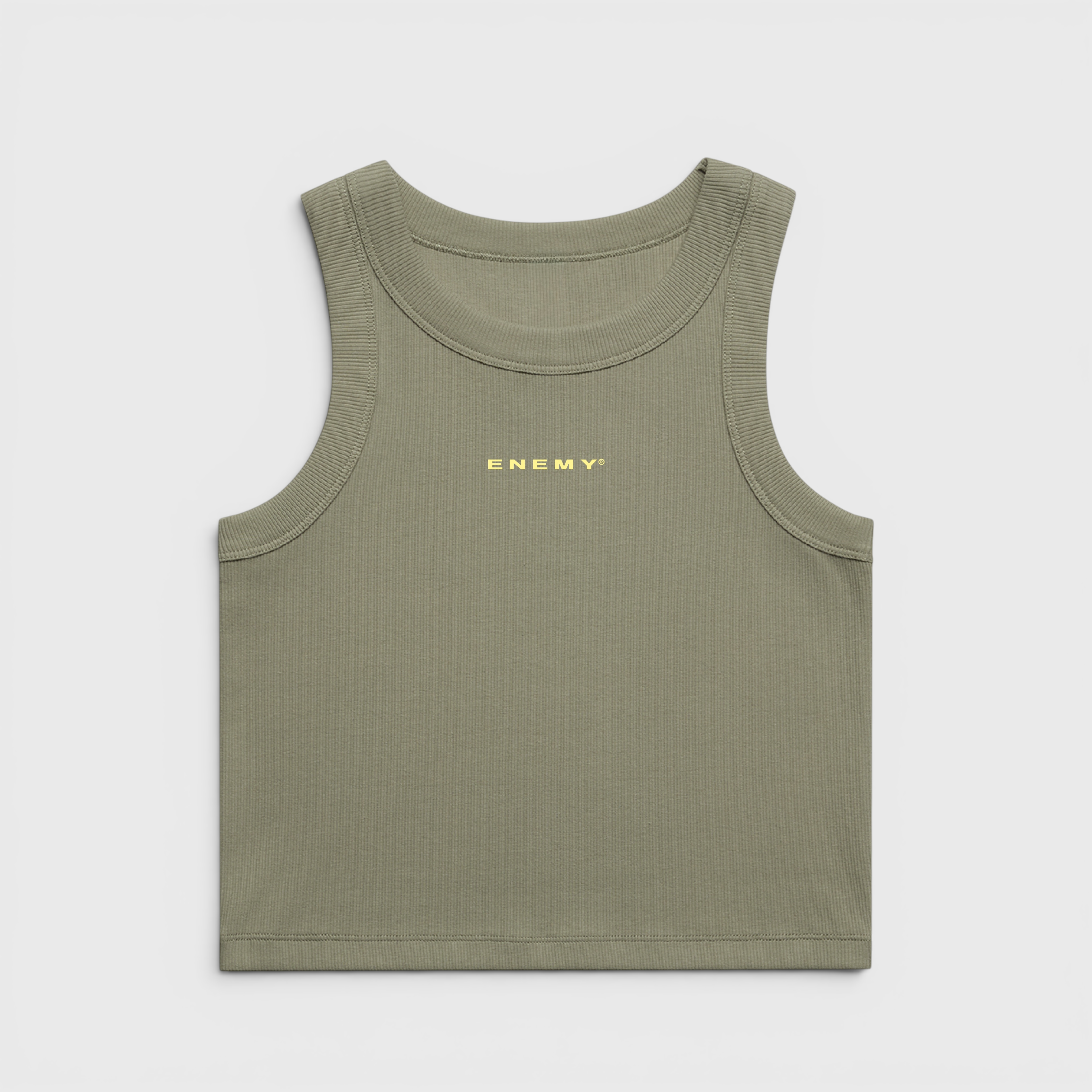 Girls Crop Top | Olive