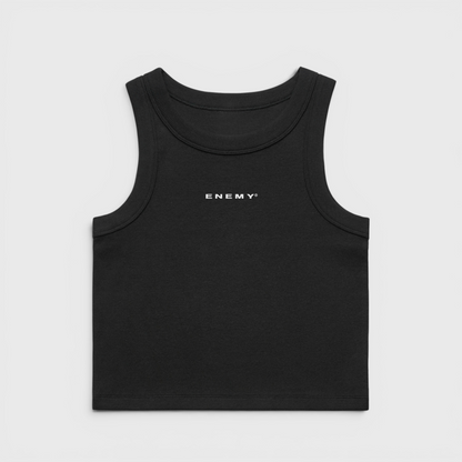 Girls Crop Top | Black