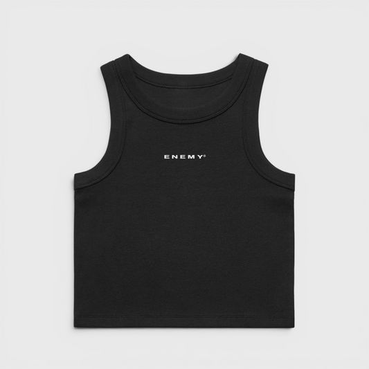 Girls Crop Top | Black