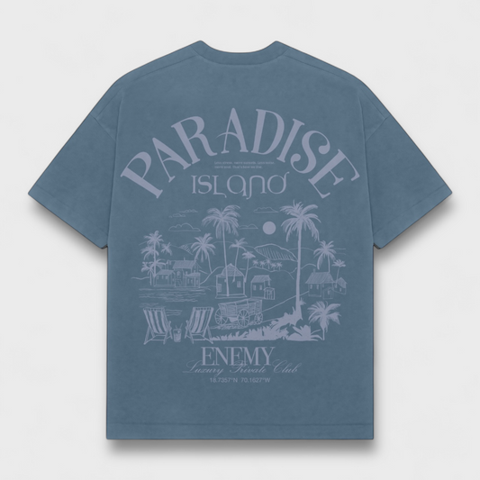 Paradise Island | Washed Blue