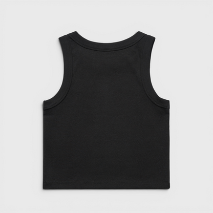 Girls Crop Top | Black