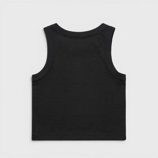 Girls Crop Top | Black
