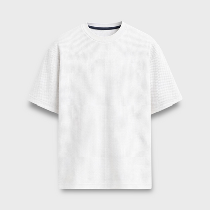 Waffle Knit - White