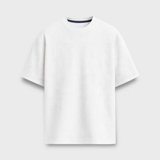 Waffle Knit - White
