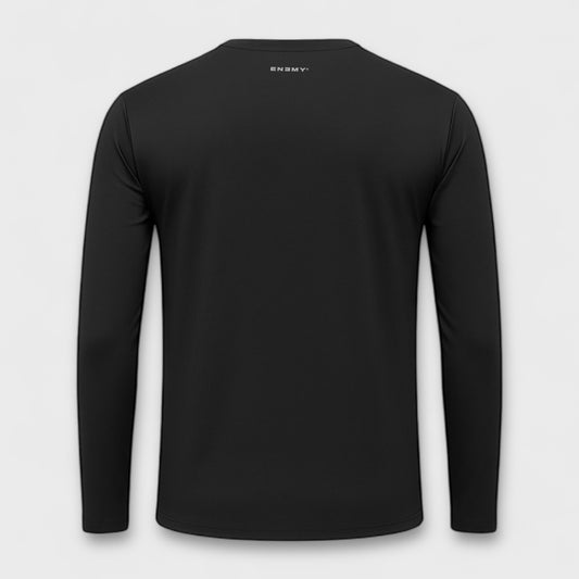 UPF50+ Rash Guard | Black [ No hoodie ]