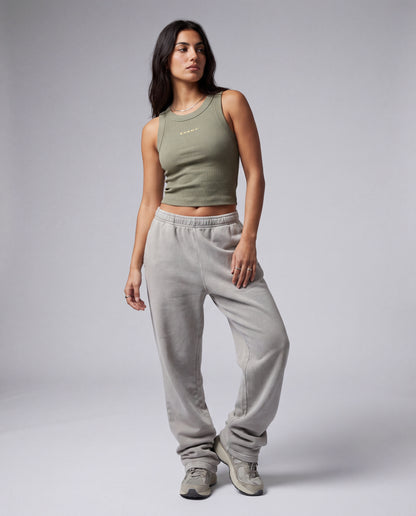 Girls Crop Top | Olive